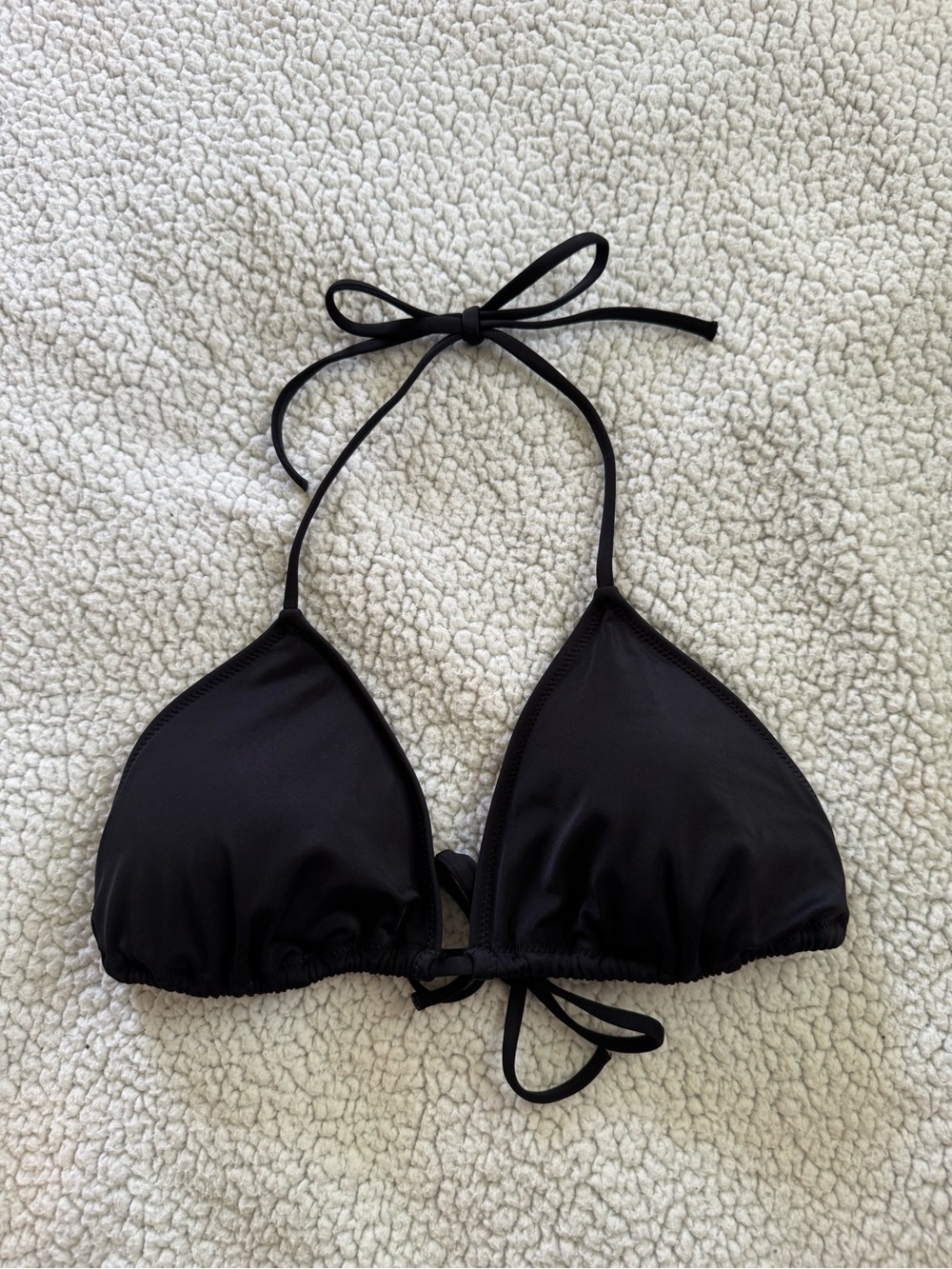 Victoria's Secret Black Triangle Swim Top